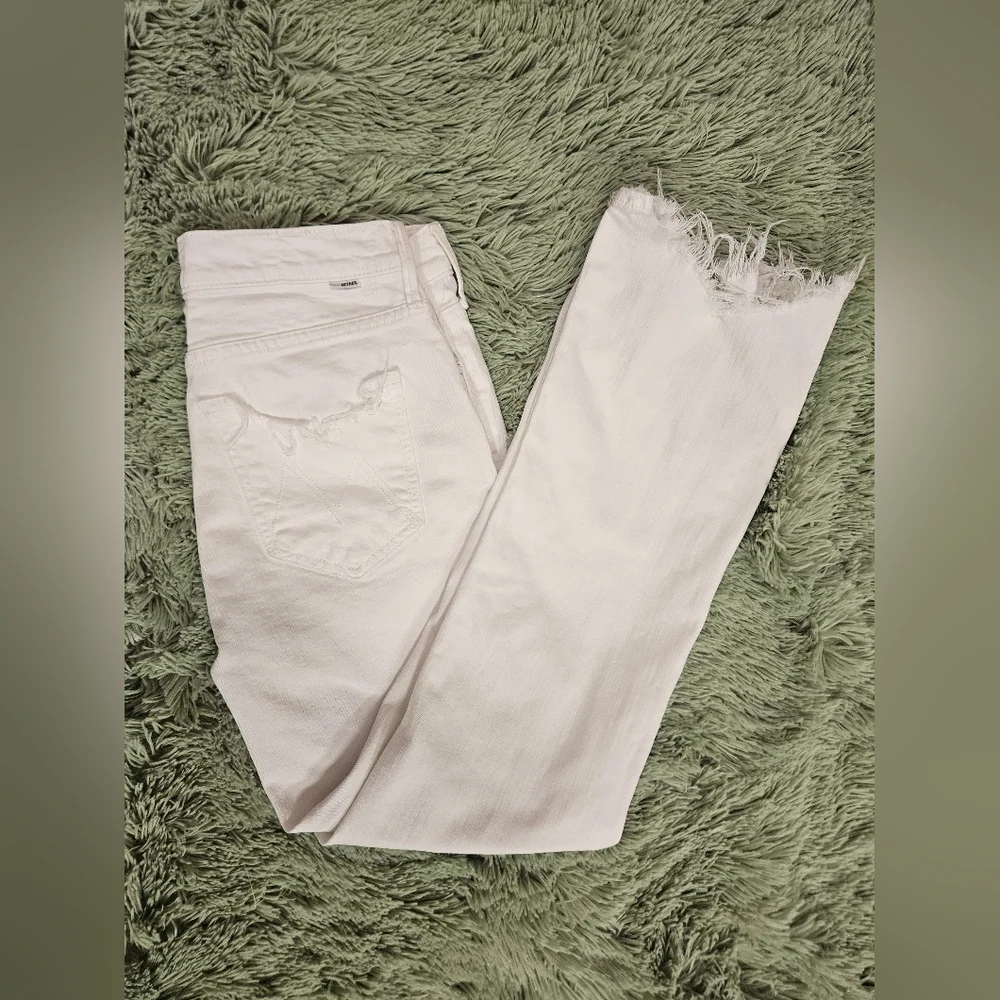 Mother Superior The Dutchie Ankle Jaw Distressed Jeans Size 26 - Picture 11 of 16